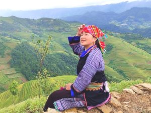 Hmong girl in Mu Cang Chai