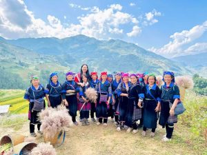 Hmong woman in Mu Cang Chai