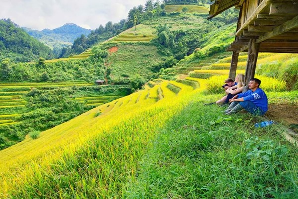 Trekking with our guide